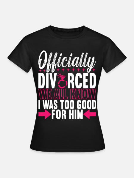 Scheidung Geschieden - Frauen T-Shirt - Schwarz