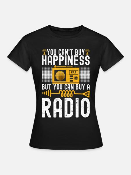 Ham Radio Ham Funker - Frauen T-Shirt - Schwarz