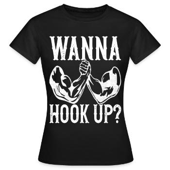 Bras de fer Bras de fer - T-shirt Femme - noir - Devant - AI Model Female 172 dark (172cm)