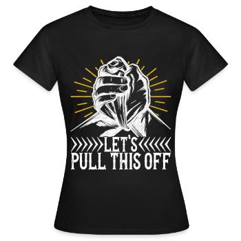 Bras de fer Bras de fer - T-shirt Femme - noir - Devant - AI Model Female 172 dark (172cm)