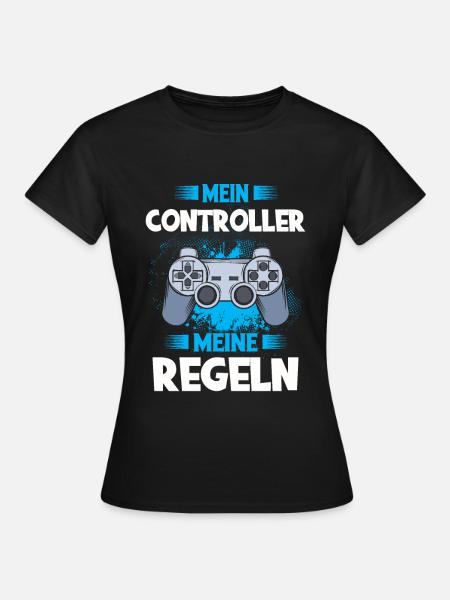 Zocken - Frauen T-Shirt - Schwarz