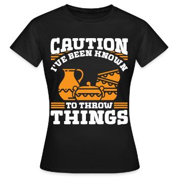 You can't buy Happiness but you can buy - Women's T-Shirt - black - Front - AI Model Female 172 dark (172cm)