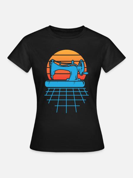 Quilting Design - Frauen T-Shirt - Schwarz