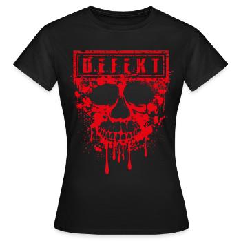 Défaut - T-shirt Femme - noir - Devant - AI Model Female 172 dark (172cm)