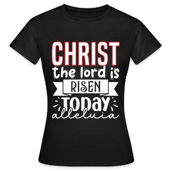 Easter - Celebrate the Resurrection of Jesus - Women's T-Shirt - black - Front - AI Model Female 172 dark (172cm)