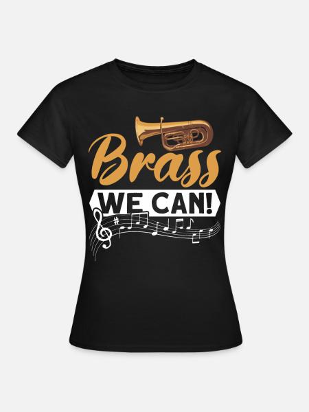 Euphonium Euphoniumspieler Blechbläser Euphonist - Frauen T-Shirt - Schwarz