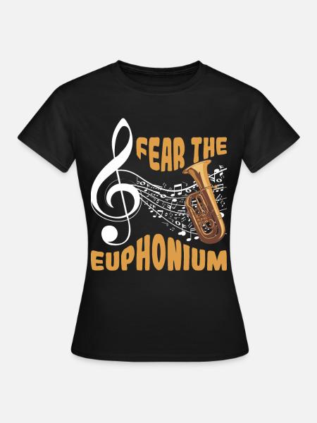 Euphonium Euphonium Speler Brass Euphonist - Vrouwen T-shirt - zwart