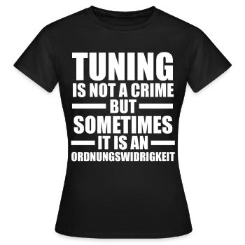 Mécanicien de voiture Tournevis tuner mécatronique de voiture - T-shirt Femme - noir - Devant - AI Model Female 172 dark (172cm)