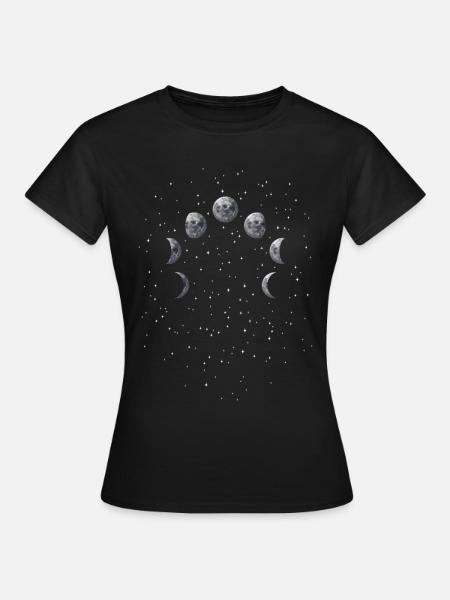 Télescope astronomique de l’éclipse lunaire - T-shirt Femme - noir