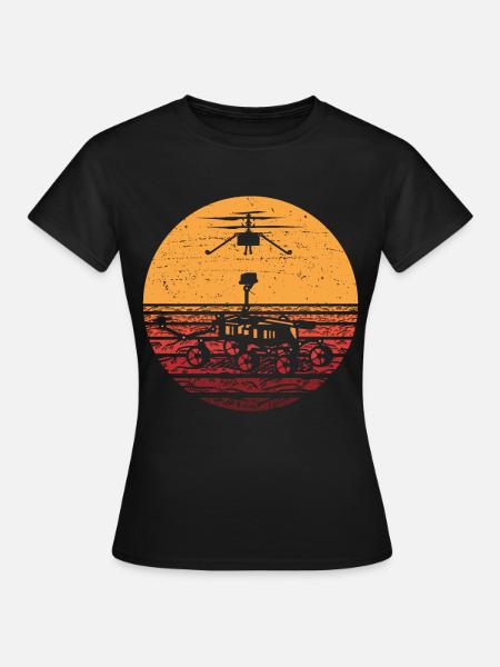 Recherche Astronome Star Galaxy - T-shirt Femme - noir