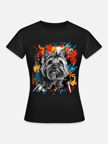 Yorkshire Terrier - Frauen T-Shirt - Schwarz
