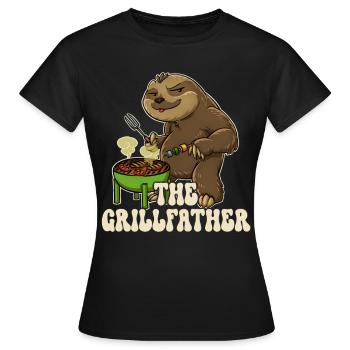 Grillkönig Grillmeister Grillzange Grill - Frauen T-Shirt - Schwarz - Vorne - AI Model Female 172 dark (172cm)