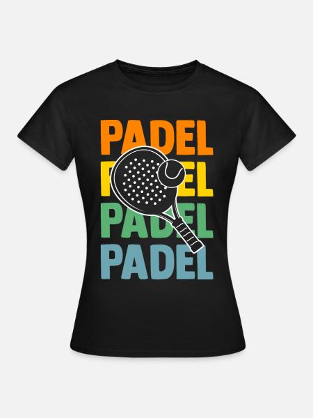 Tennis Padelspieler Padel - Women's T-Shirt - black