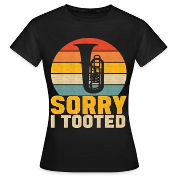 Tuba Tuba lecteur - T-shirt Femme - noir - Devant - AI Model Female 172 dark (172cm)