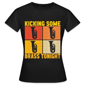 Tuba Tuba lecteur - T-shirt Femme - noir - Devant - AI Model Female 172 dark (172cm)