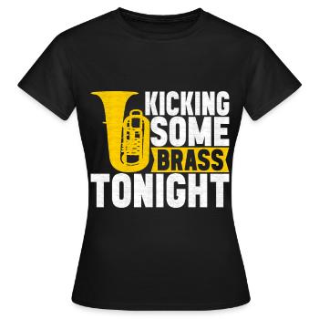 Tuba Tuba lecteur - T-shirt Femme - noir - Devant - AI Model Female 172 dark (172cm)