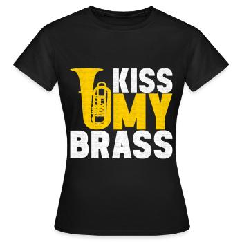 Tuba Tuba lecteur - T-shirt Femme - noir - Devant - AI Model Female 172 dark (172cm)