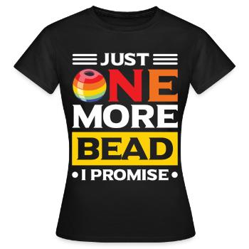 Perle Perle Broderie Bijoutier Fabricant de bijoux - T-shirt Femme - noir - Devant - AI Model Female 172 dark (172cm)