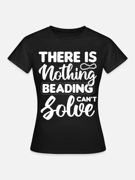 Pearl Bead Embroidery Jeweler Jewelry Maker - Women's T-Shirt - black
