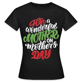 Mom Mom Mom Mother's Day - Mother's Day Design - Women's T-Shirt - black - Front - AI Model Female 172 dark (172cm)