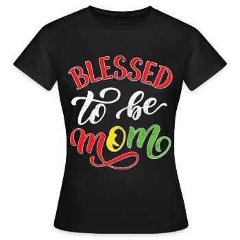 - Mama Mother Mom Mother's Day - Mother's Day Design - Women's T-Shirt - black - Front - AI Model Female 172 dark (172cm)