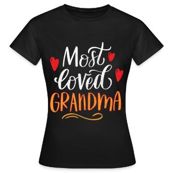 - Mom Mom Mom Mother's Day - Mother's Day Design - Women's T-Shirt - black - Front - AI Model Female 172 dark (172cm)