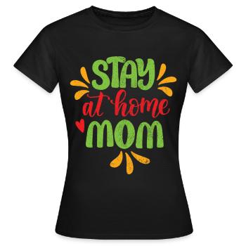 Mom Mom Mom Mother's Day - Mother's Day Design - Women's T-Shirt - black - Front - AI Model Female 172 dark (172cm)