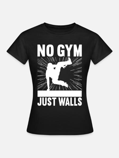 Parkour Freerunning - Frauen T-Shirt - Schwarz