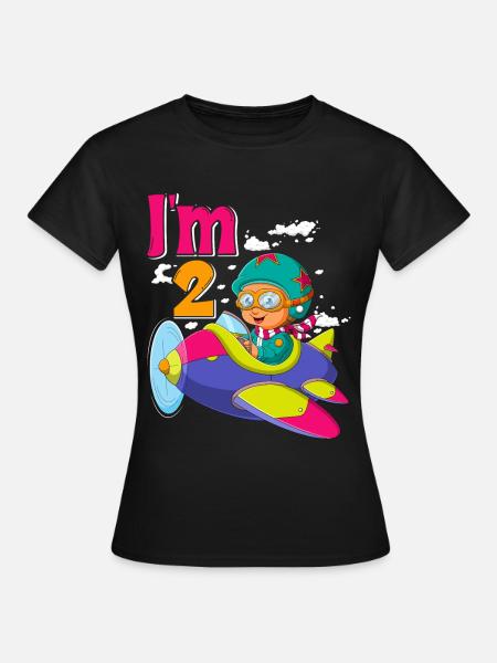 Now i'm 2 - Frauen T-Shirt - Schwarz