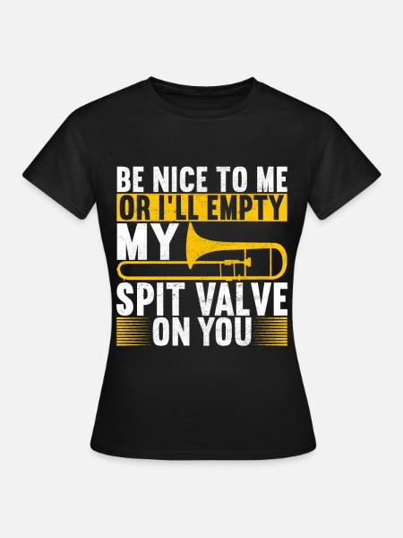 Posaune Trombone - Vrouwen T-shirt - zwart