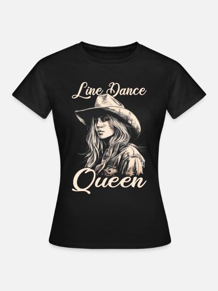 Danse en ligne | Musique country Danse en ligne - T-shirt Femme - noir