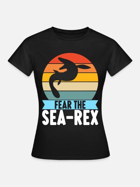 Mosasaurus Dinosaurier - Frauen T-Shirt - Schwarz