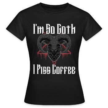 Satan Belzébuth Diable Gothique Pentagramme Mystique - T-shirt Femme - noir - Devant - AI Model Female 172 dark (172cm)