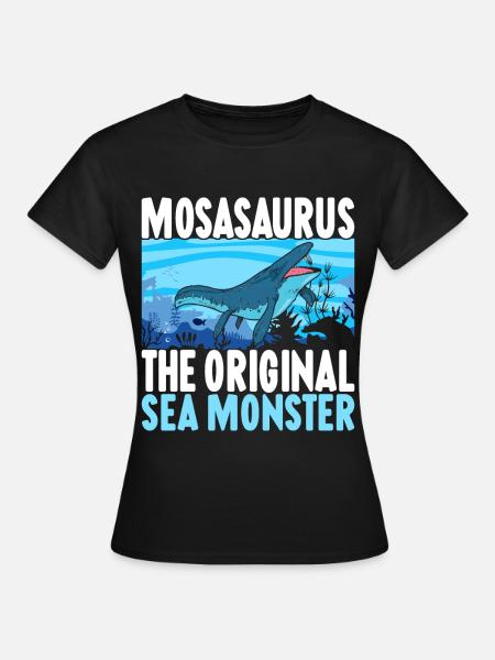 Mosasaurus Dinosaurier - Frauen T-Shirt - Schwarz