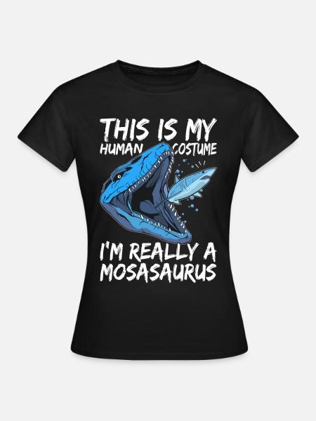 Mosasaurus Dinosaurier - Frauen T-Shirt - Schwarz