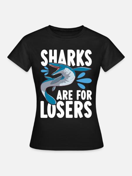 Mosasaurus Dinosaurier - Frauen T-Shirt - Schwarz