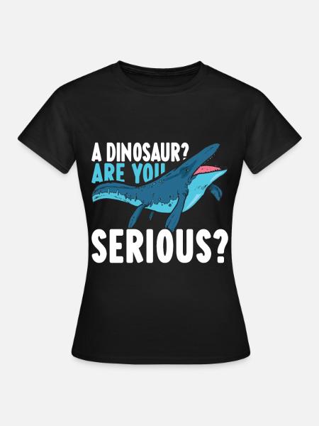 Mosasaurus Dinosaurier - Frauen T-Shirt - Schwarz