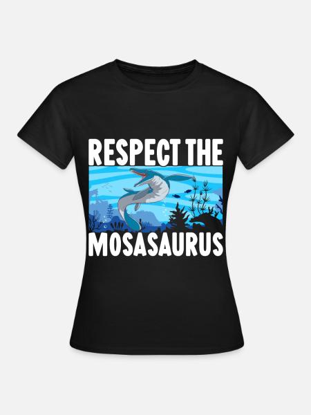 Mosasaurus Dinosaurier - Frauen T-Shirt - Schwarz