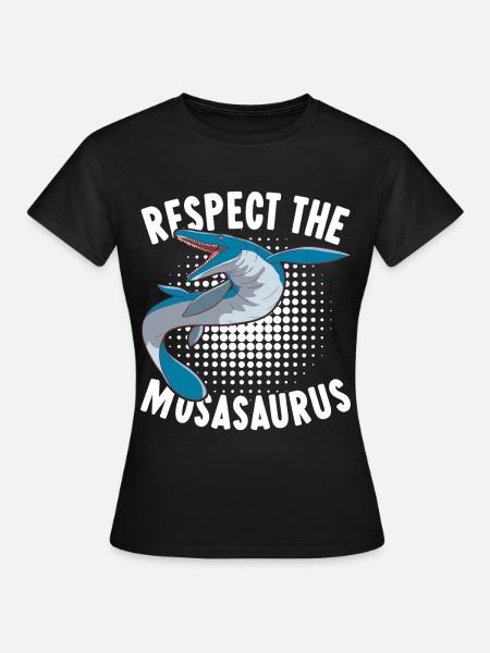 Mosasaurus Dinosaurier - Frauen T-Shirt - Schwarz