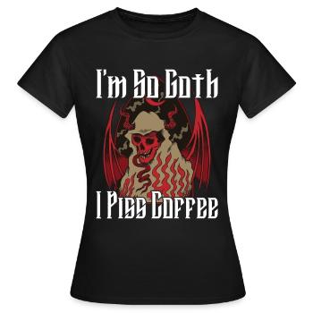 Satan Belzébuth Diable Gothique Pentagramme Mystique - T-shirt Femme - noir - Devant - AI Model Female 172 dark (172cm)