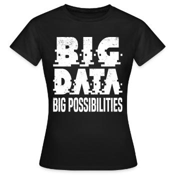 Internet Of Things IOT Programmer Admin IT - Women's T-Shirt - black - Front - AI Model Female 172 dark (172cm)