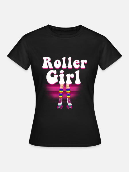 Inline Skater - Frauen T-Shirt - Schwarz