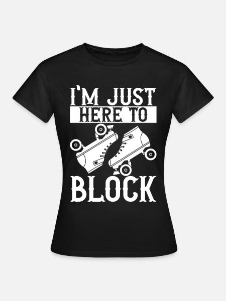 Roller Derby - Frauen T-Shirt - Schwarz