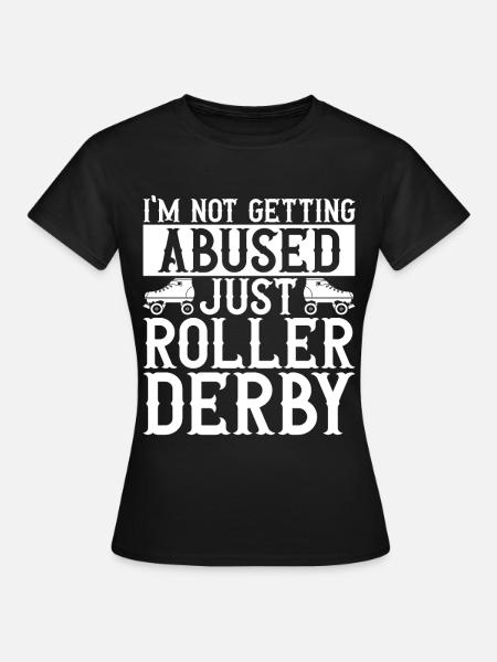 Roller Derby - Frauen T-Shirt - Schwarz