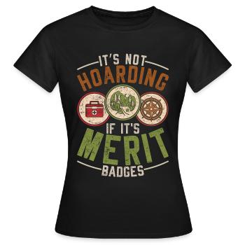 Insigne scout Guide scout Scout Scout - T-shirt Femme - noir - Devant - AI Model Female 172 dark (172cm)