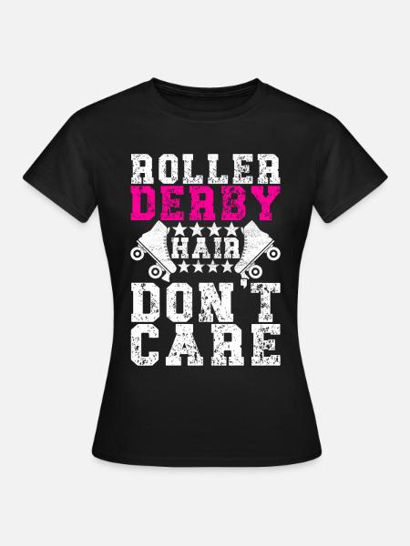 Roller Derby - Frauen T-Shirt - Schwarz