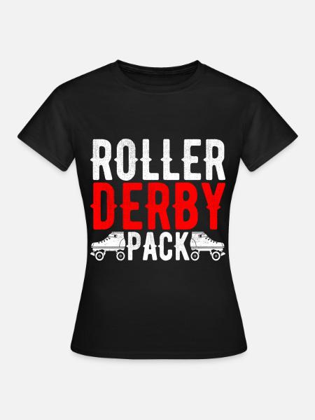 Roller Derby - Frauen T-Shirt - Schwarz