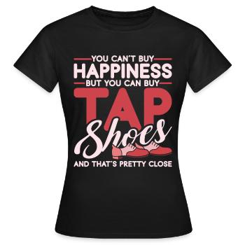 Stepptanz Stepptänzer Stepptänzerin Stepper - Frauen T-Shirt - Schwarz - Vorne - AI Model Female 172 dark (172cm)