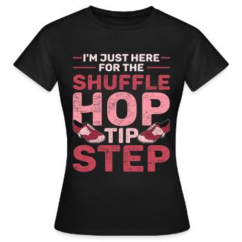 Stepptanz Stepptänzer Stepptänzerin Stepper - Frauen T-Shirt - Schwarz - Vorne - AI Model Female 172 dark (172cm)