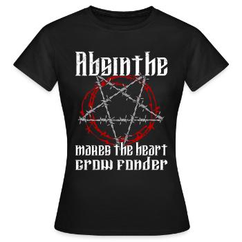 Satan Beelzebub Teufel Gothic Pentagram Mystisch - Frauen T-Shirt - Schwarz - Vorne - AI Model Female 172 dark (172cm)